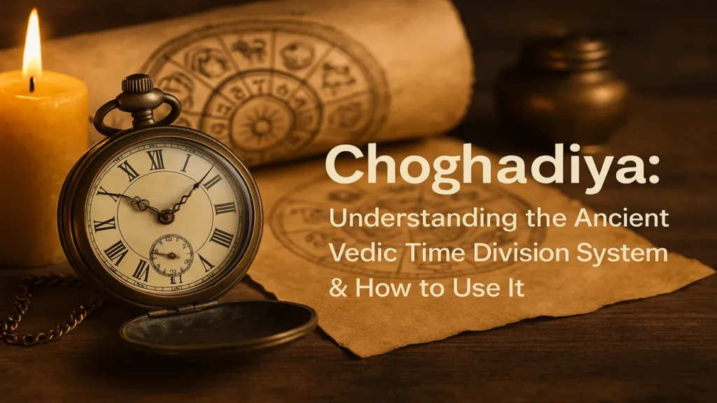 Choghadiya: Understanding the Ancient Vedic Time Division System & How to Use It 18 Choghadiya