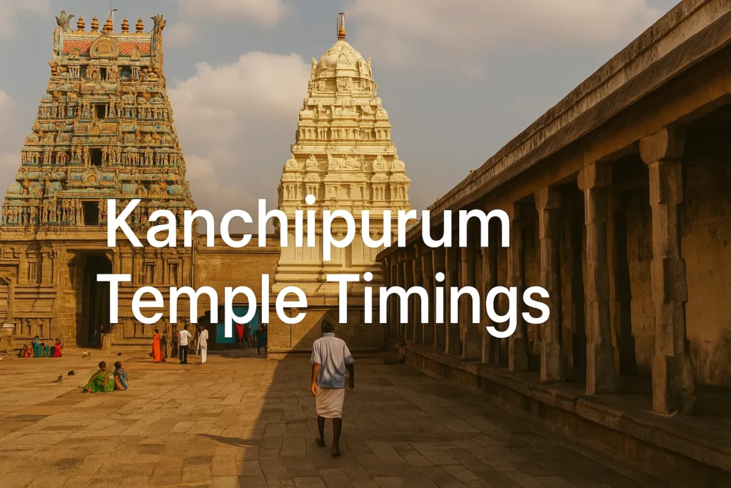 Kanchipuram Temple Timings, Pooja, Visiting Hours 18 Kanchipuram
