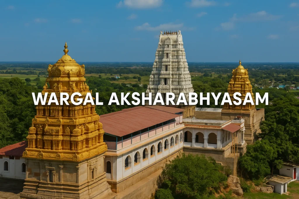 Wargal Temple Aksharabhyasam Timings, Ticket Cost 18 Wargal Aksharabhyasam