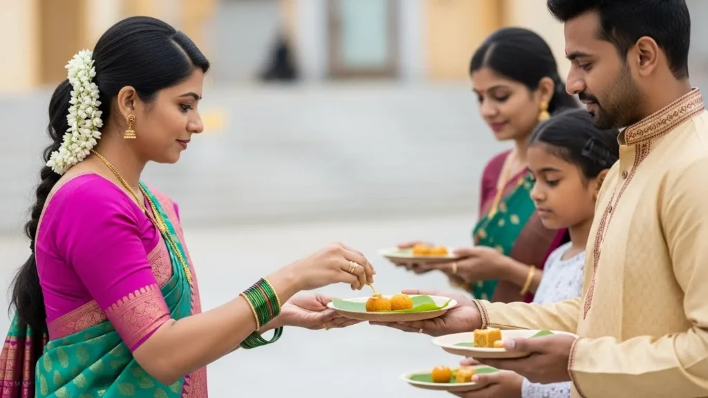How to Distribute Prasad Properly Hindu Etiquette Rules 18 How to Distribute Prasad Properly