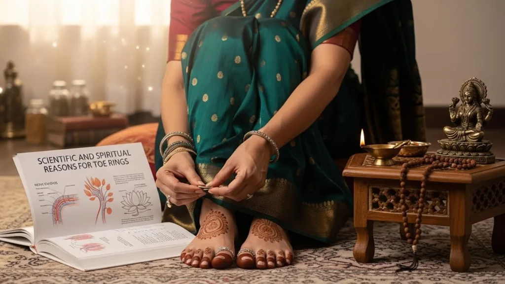 Hindu Married Women Wear Toe Rings