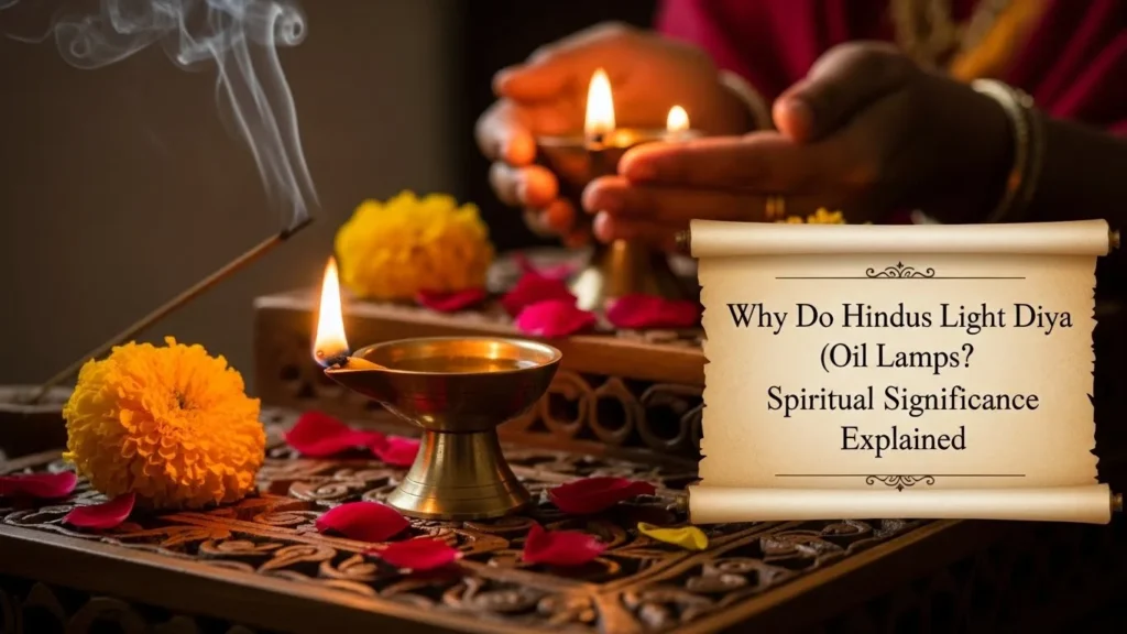 Why Do Hindus Light Diya Oil Lamps