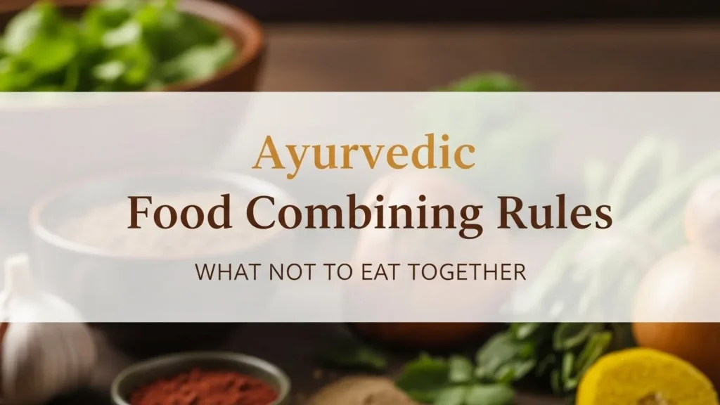 Ayurvedic Food Combining