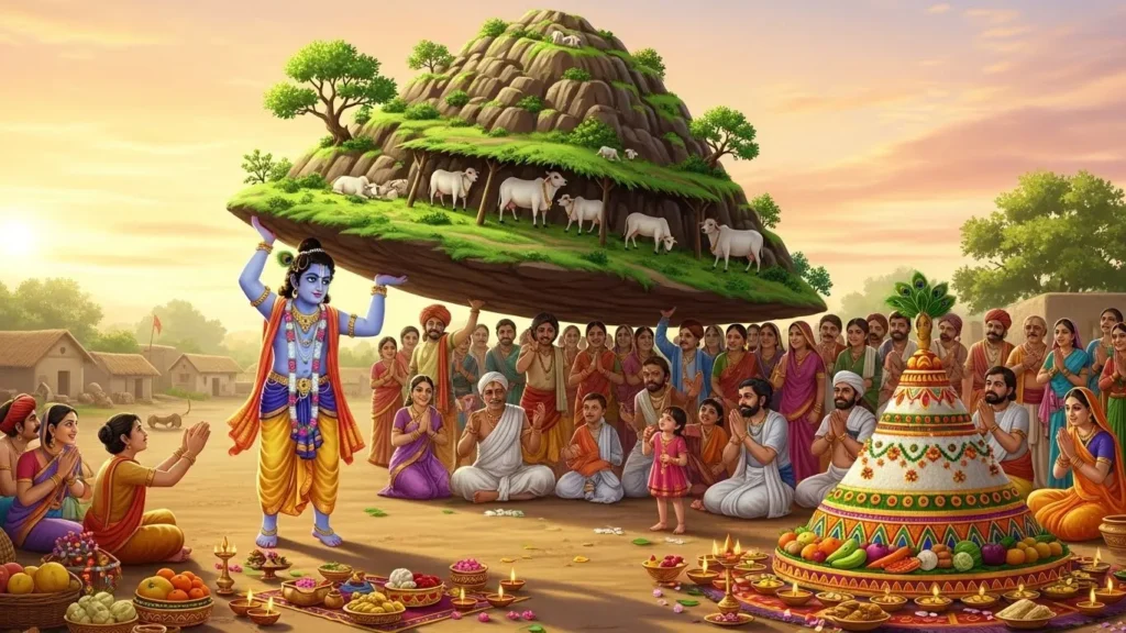 Govardhan Puja Story and Significance After Diwali 16 Govardhan Puja