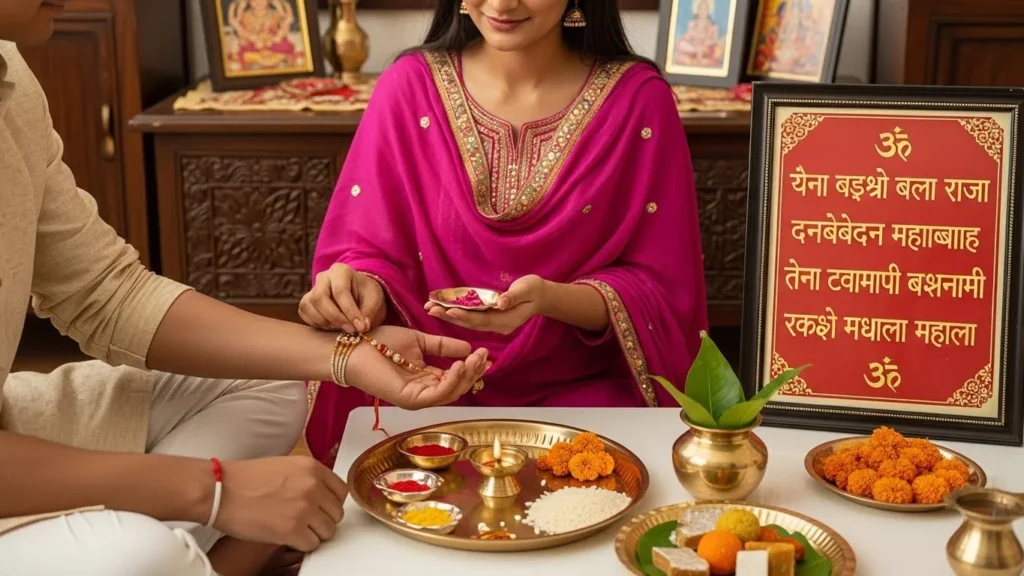 Raksha Bandhan Complete Rakhi Tying Ritual and Mantras 18 Raksha Bandhan