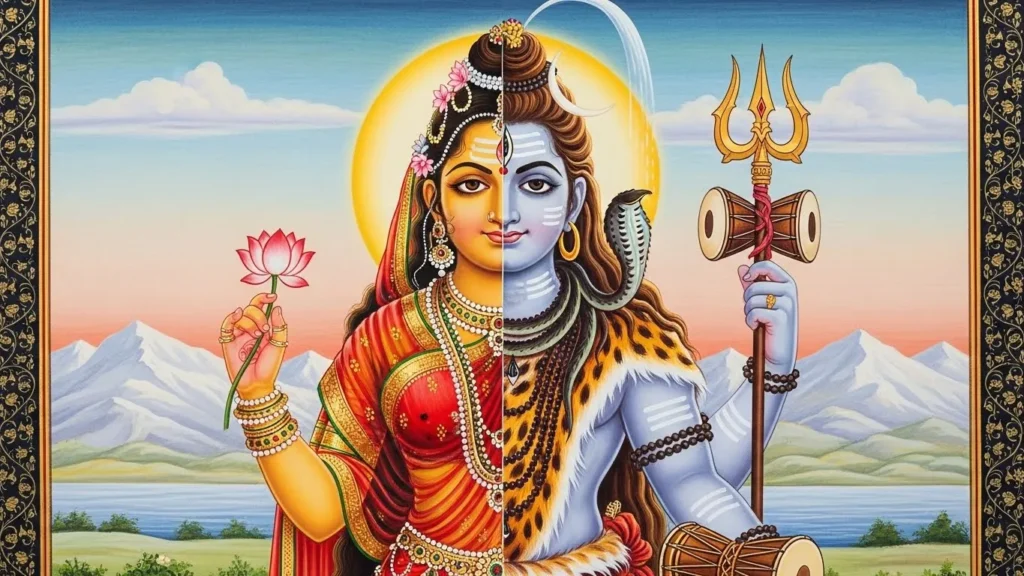 What Is Ardhanarishvara Half-Shiva Half-Parvati Form Explained 16 Half-Shiva Half-Parvati