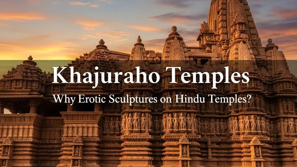 Khajuraho Temples Why Erotic Sculptures on Hindu Temples? 16 Khajuraho Temples