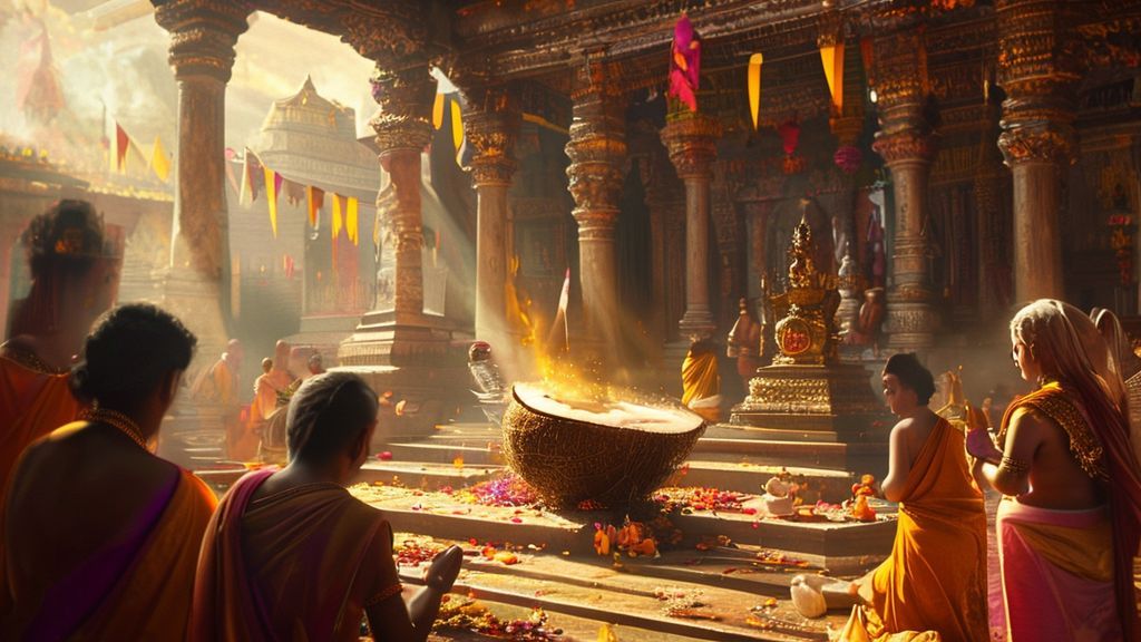 Coconut Water Offering: Tender Coconut in Puja 15 Coconut Water Offering: Tender Coconut in Puja